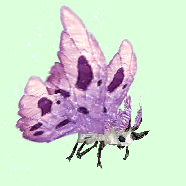 White Moth w/ Pink Wings