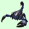 Blue Armored Scorpion