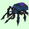 Dark Blue Scarab Beetle