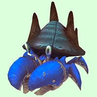 Blue & Dark Teal Cave Crab