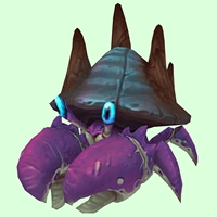 Purple & Dark Teal Cave Crab