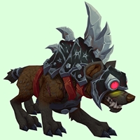 Brown Goblin Hyena w/ Black Armor