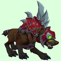 Brown Goblin Hyena w/ Red Armor