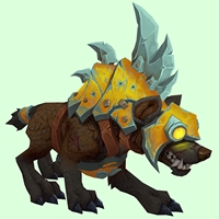 Brown Goblin Hyena w/ Yellow Armor