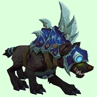 Black Goblin Hyena w/ Blue Armor