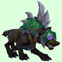 Black Goblin Hyena w/ Green Armor