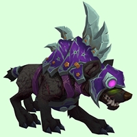 Black Goblin Hyena w/ Purple Armor