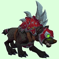 Black Goblin Hyena w/ Red Armor