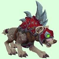 Brown-Grey Goblin Hyena w/ Red Armor