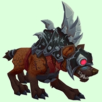 Burnt Orange Goblin Hyena w/ Black Armor