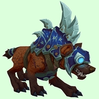 Burnt Orange Goblin Hyena w/ Blue Armor