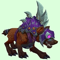 Burnt Orange Goblin Hyena w/ Purple Armor