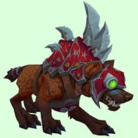 Burnt Orange Goblin Hyena w/ Red Armor