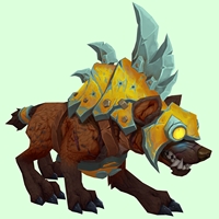 Burnt Orange Goblin Hyena w/ Yellow Armor