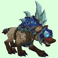 Beige Goblin Hyena w/ Blue Armor