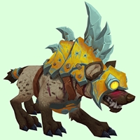 Beige Goblin Hyena w/ Yellow Armor