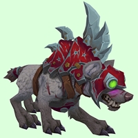 Silver-Grey Goblin Hyena w/ Red Armor