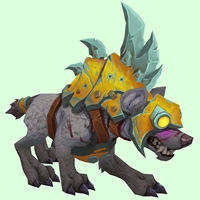 Silver-Grey Goblin Hyena w/ Yellow Armor