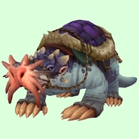 Blue Mole w/ Purple Saddle, Star Nose, No Teeth