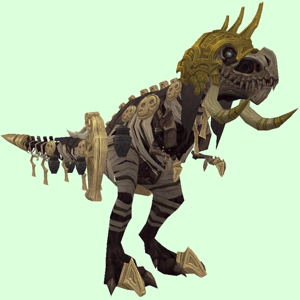 Dark Skeletal Devilsaur w/ Helmet & Light Armour - Pet Look | Petopia ...