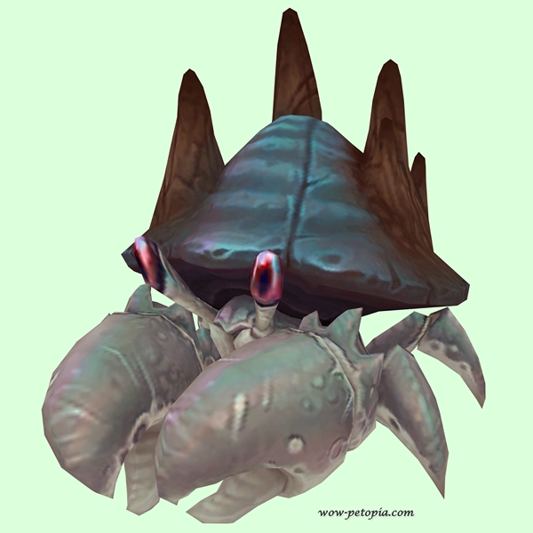 Pearl & Dark Teal Cave Crab