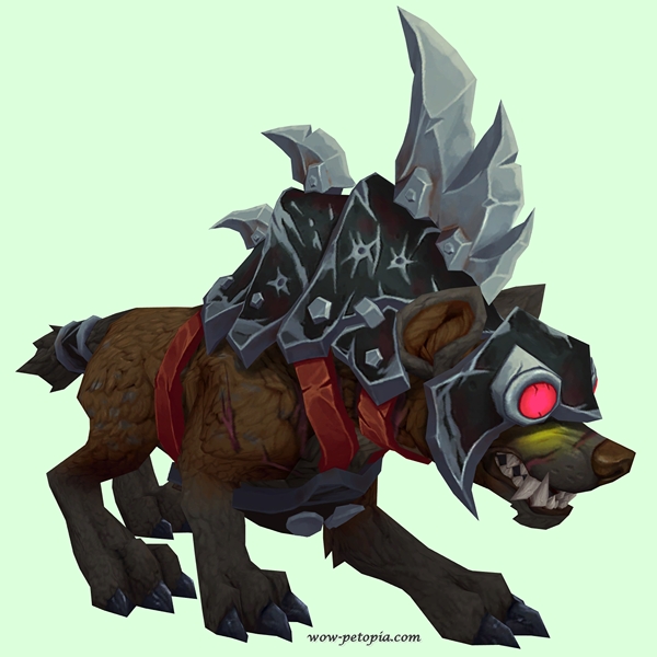 Brown Goblin Hyena w/ Black Armor