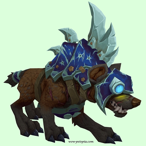 Brown Goblin Hyena w/ Blue Armor