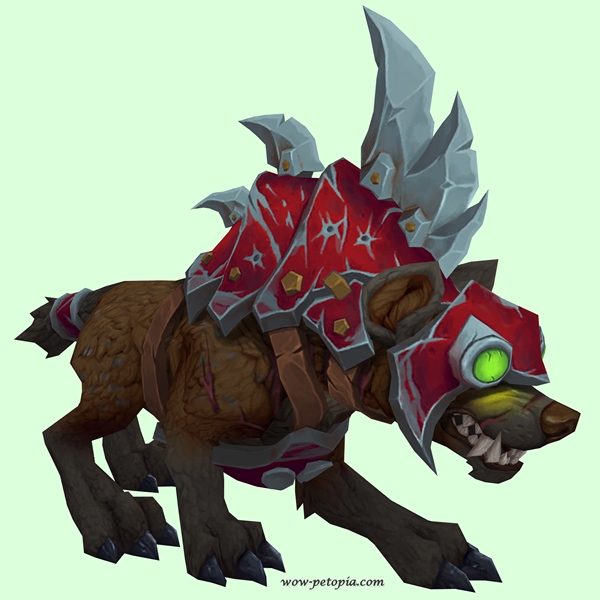 Brown Goblin Hyena w/ Red Armor