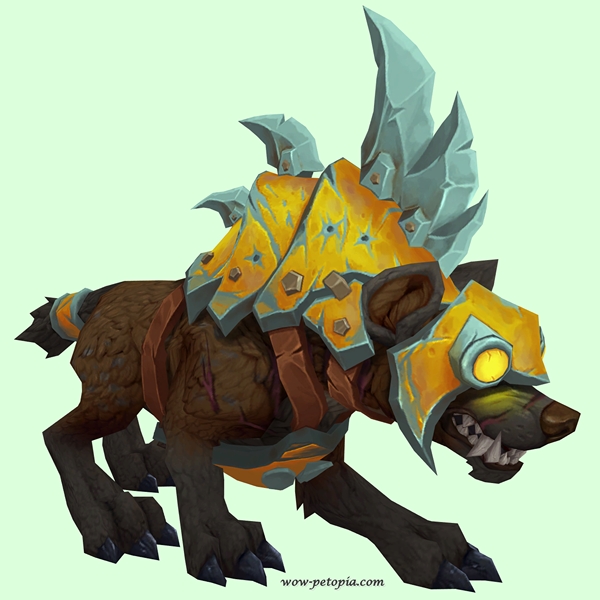 Brown Goblin Hyena w/ Yellow Armor