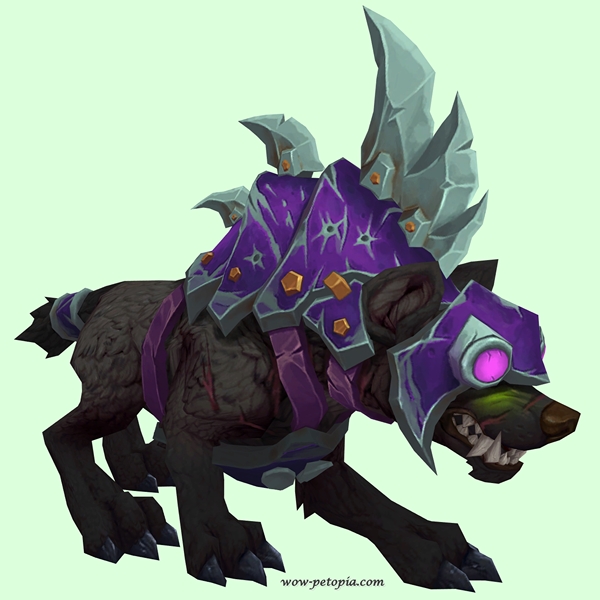 Black Goblin Hyena w/ Purple Armor