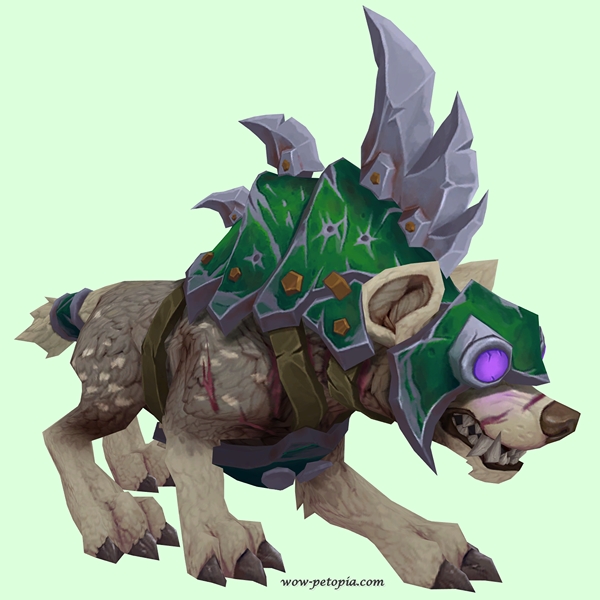 Brown-Grey Goblin Hyena w/ Green Armor