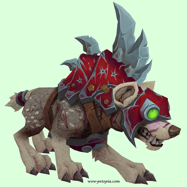 Brown-Grey Goblin Hyena w/ Red Armor