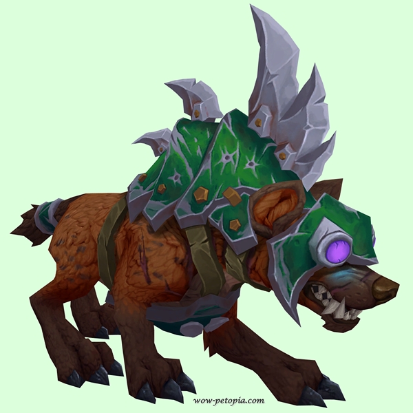 Burnt Orange Goblin Hyena w/ Green Armor