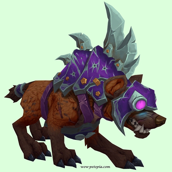 Burnt Orange Goblin Hyena w/ Purple Armor