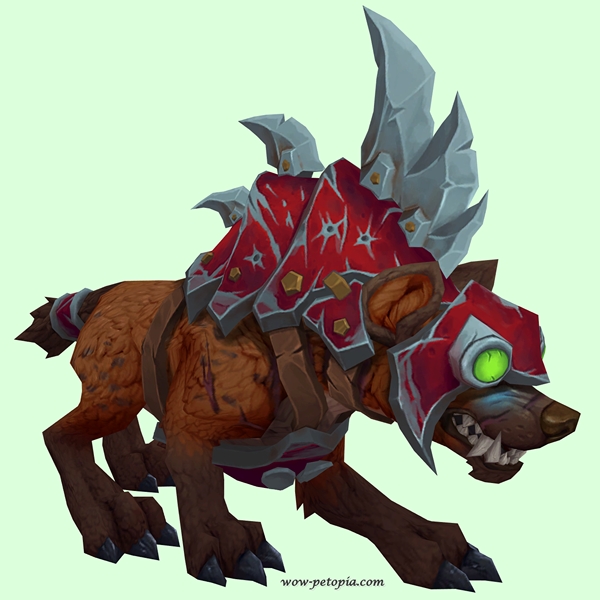 Burnt Orange Goblin Hyena w/ Red Armor