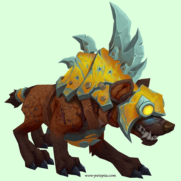 Burnt Orange Goblin Hyena w/ Yellow Armor