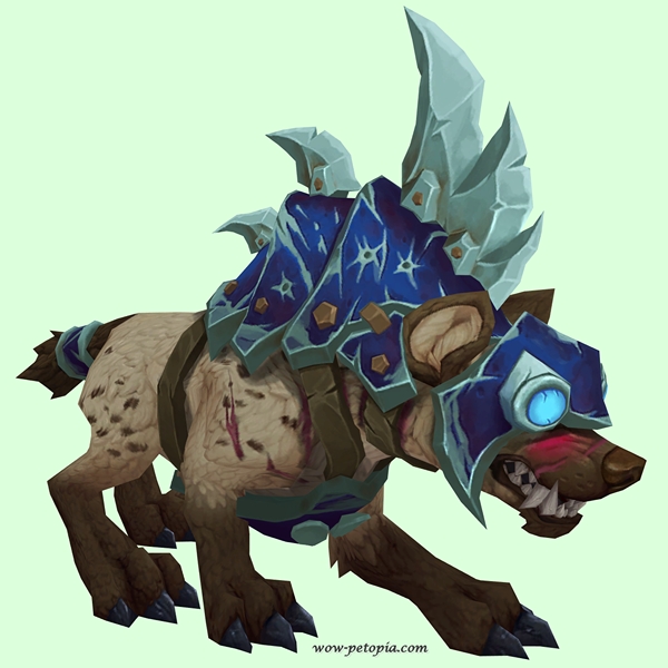 Beige Goblin Hyena w/ Blue Armor