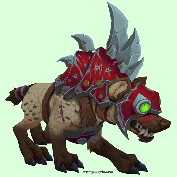 Beige Goblin Hyena w/ Red Armor