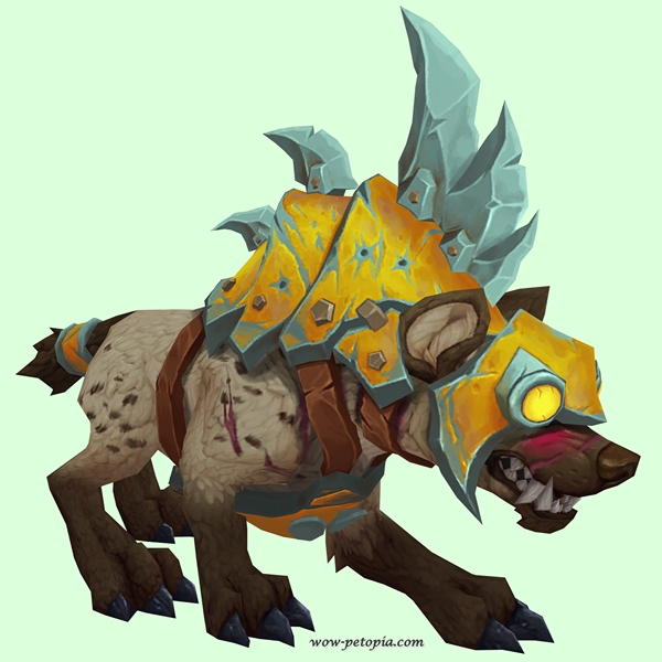 Beige Goblin Hyena w/ Yellow Armor