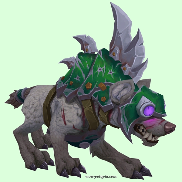 Silver-Grey Goblin Hyena w/ Green Armor