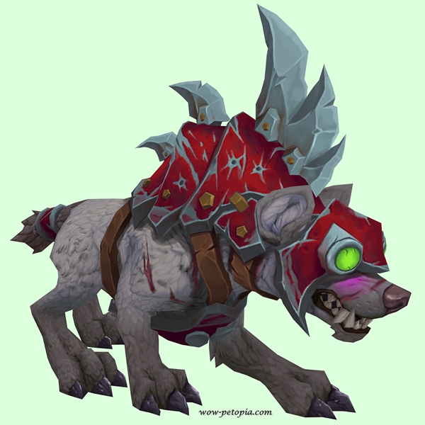 Silver-Grey Goblin Hyena w/ Red Armor