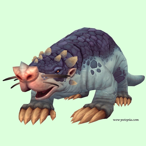 Blue Mole w/ Trefoil Nose, No Teeth