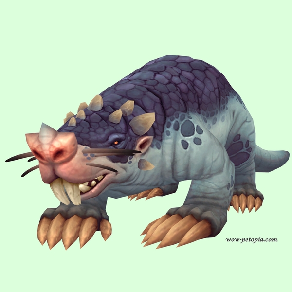 Blue Mole w/ Trefoil Nose, Incisors