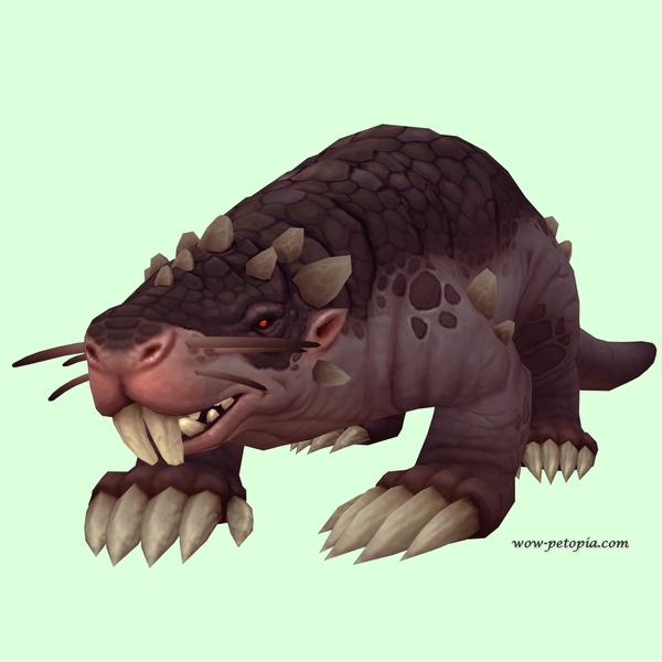 Dark Mole w/ Small Nose, Incisors, Leg Spikes