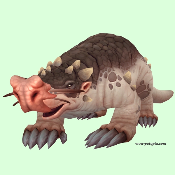 Pale Mole w/ Large Nose, No Teeth, Leg Spikes