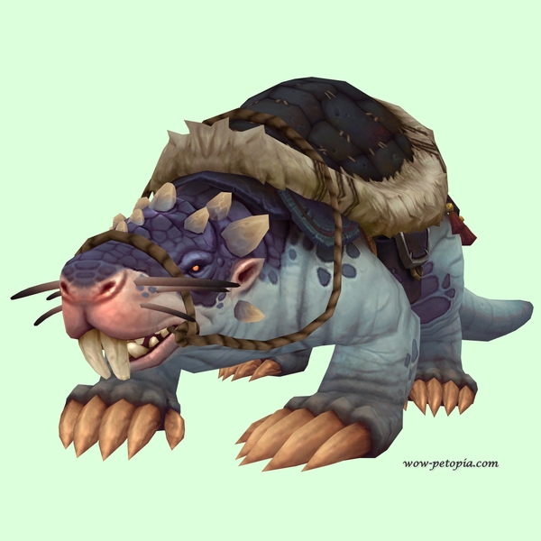 Blue Mole w/ Black Saddle, Small Nose, Incisors