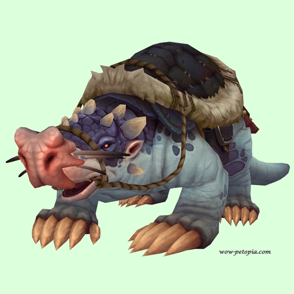 Blue Mole w/ Black Saddle, Large Nose, No Teeth