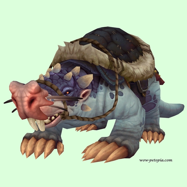 Blue Mole w/ Black Saddle, Large Nose, Incisors