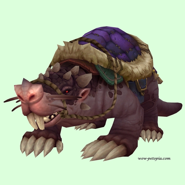 Dark Mole w/ Purple Saddle, Trefoil Nose, Incisors