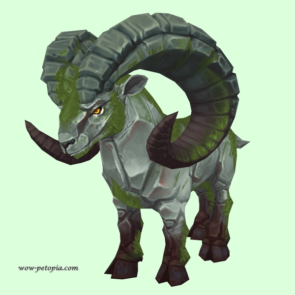 Mossy Grey Ramolith - Smaller Horns